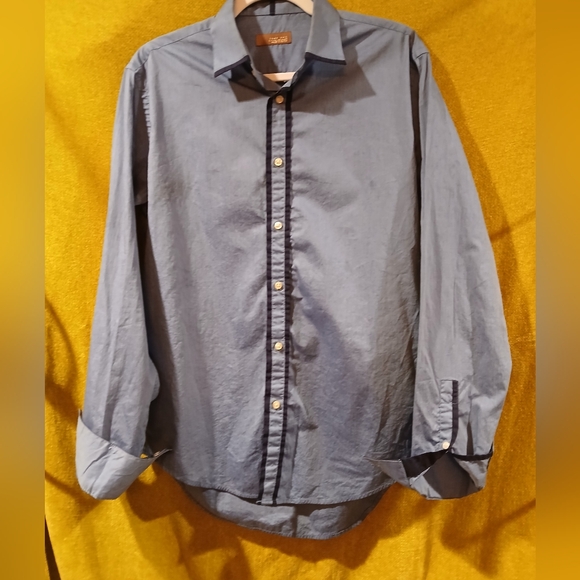 Mens Zara Piped Button Down - Picture 7 of 9